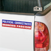 Politieke correctheid is modern fascisme bumpersticker (Op Truck)