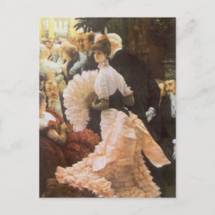 Politieke dame van James Tissot,  Victoriaans Briefkaart