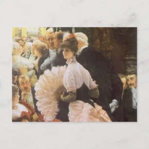 Politieke dame van James Tissot,  Victoriaans Briefkaart