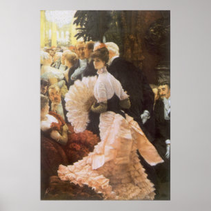 Politieke dame van James Tissot,  Victoriaans Poster