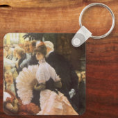 Politieke dame van James Tissot, Victoriaans Sleutelhanger (Achterkant)