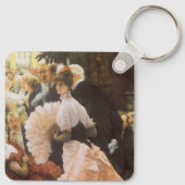 Politieke dame van James Tissot, Victoriaans Sleutelhanger (Achterkant)