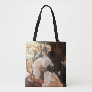 Politieke dame van James Tissot,  Victoriaans Tote Bag