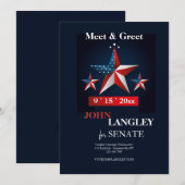 politieke fondsenwerving amerikaanse sterren kaart (Voorkant / Achterkant)