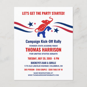 Politieke funderingscampagne Kickoff GOP