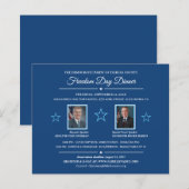 Politieke fundraisering binnenuitnodiging 2 Foto's (Voorkant / Achterkant)