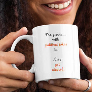 Politieke grap grappige verkiezing politiek humor koffiemok