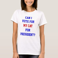 Politieke grap stem op mijn kat president citaat