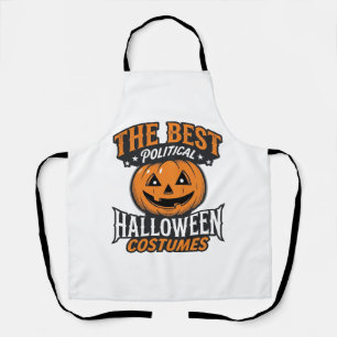 Politieke Halloween Kostuum Pompoen Vintage Shirt_ Schort