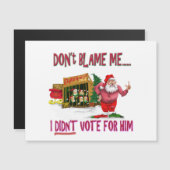 Politieke hilarische kerstman (Voorkant / Achterkant)