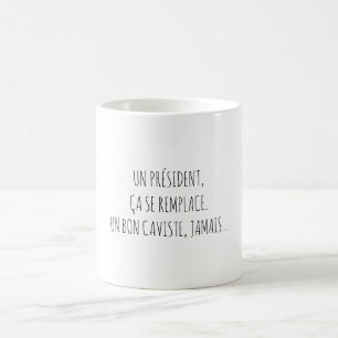 Politieke humor Wijn Apéro Grappige citaten Frans Koffiemok