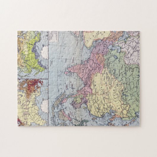 Politieke kaart | Azië Legpuzzel (Horizontaal)