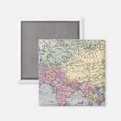 Politieke kaart | Azië Magneet (Voorkant / Achterkant)