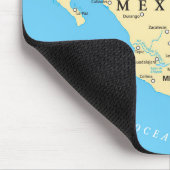 Politieke kaart Mexico Muismat (Hoek)