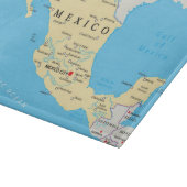 Politieke kaart Mexico Snijplank (Hoek)