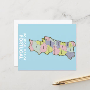 Politieke kaart Portugal