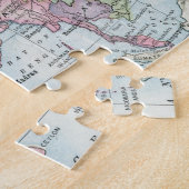 Politieke kaart van Azië (1916) Legpuzzel (Zijkant)