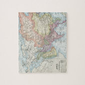 Politieke kaart van Azië (1916) Legpuzzel (Verticaal)