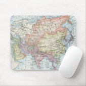 Politieke kaart van Azië (1916) Muismat (Met muis)