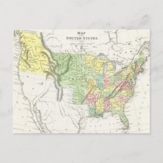  politieke kaart van de Verenigde Staten (1833)