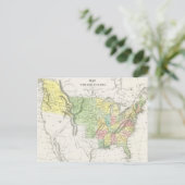  politieke kaart van de Verenigde Staten (1833) (Staand voorkant)