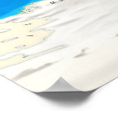 Politieke kaart van de wereld poster (Hoek)