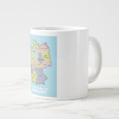 Politieke kaart van Duitsland Grote Koffiekop (Voorkant rechts)