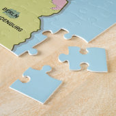 Politieke kaart van Duitsland Legpuzzel (Zijkant)