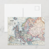 Politieke kaart van Europa (1916) (Voorkant / Achterkant)