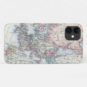 Politieke kaart van Europa (1916) Case-Mate iPhone Case