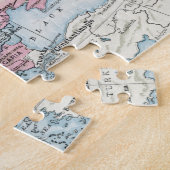Politieke kaart van Europa (1916) Legpuzzel (Zijkant)