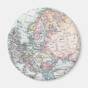 Politieke kaart van Europa (1916) Magneet