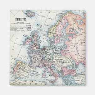 Politieke kaart van Europa (1916) Magneet