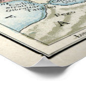 Politieke kaart van Europa (1916) Poster (Hoek)