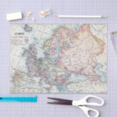 Politieke kaart van Europa (1916) Tissuepapier (Craft)