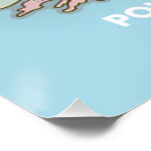 politieke kaart van Ierland . Perfect Poster (Hoek)