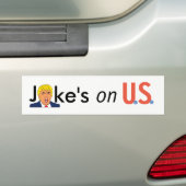 Politieke kiezers bumpersticker (Op auto)