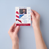 Politieke Meet en Greet Fondsenwerving W / Foto Flyer (Hand)