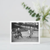 Politieke Merry-Go-Round, 1938 Feestdagenkaart (Staand voorkant)