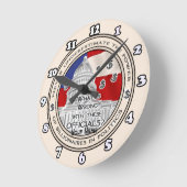 Politieke miljardairsklok ronde klok (Hoek)