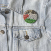 politieke onderwerpen , baskisch / palestijns ronde button 5,7 cm (In situ)