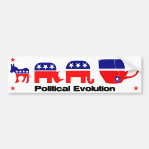 Politieke ontwikkeling bumpersticker