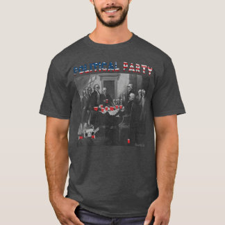 Politieke Partij Grappige Historische Bierliefhebb T-shirt