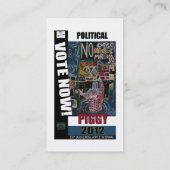 POLITIEKE PIGGIE VISITEKAARTJE (Achterkant)