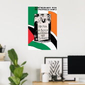 Politieke Poster Ierse solidariteit met het volk (Thuiskantoor)
