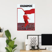 Politieke Poster Polen Solidarność Vakbond (Thuiskantoor)