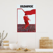 Politieke Poster Polen Solidarność Vakbond (Keuken)