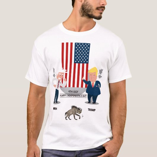 politieke satire t-shirt (Voorkant)