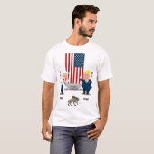 politieke satire t-shirt (Voorkant volledig)