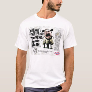 Politieke schapenschaap t-shirt
